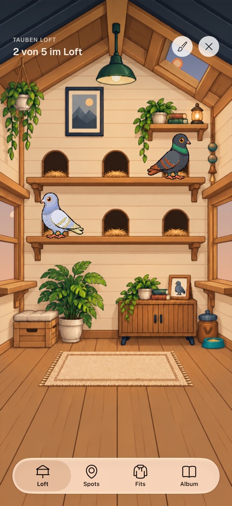Innenansicht des Loft